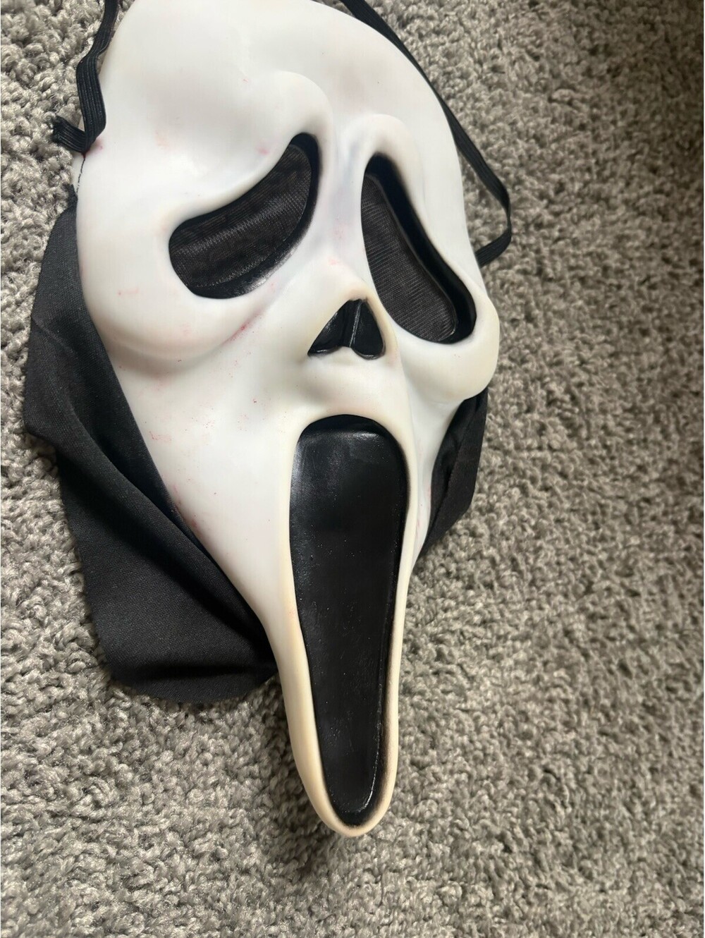 VTG Ghostface Mask Easter Unlimited EU Stamp Made In China Scream 3(?)